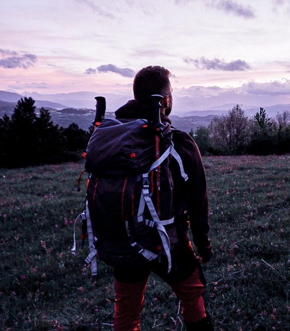 Trekking al tramonto
