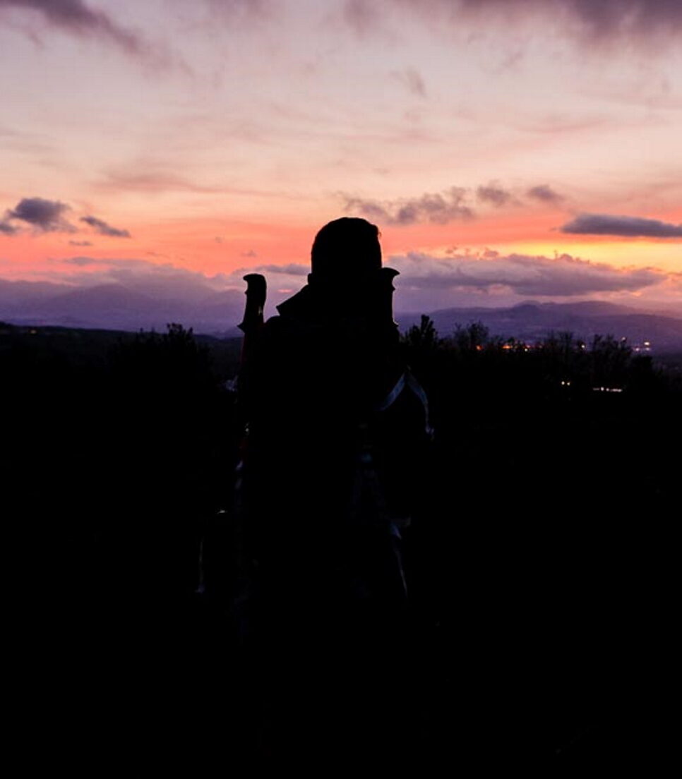 Trekking al tramonto