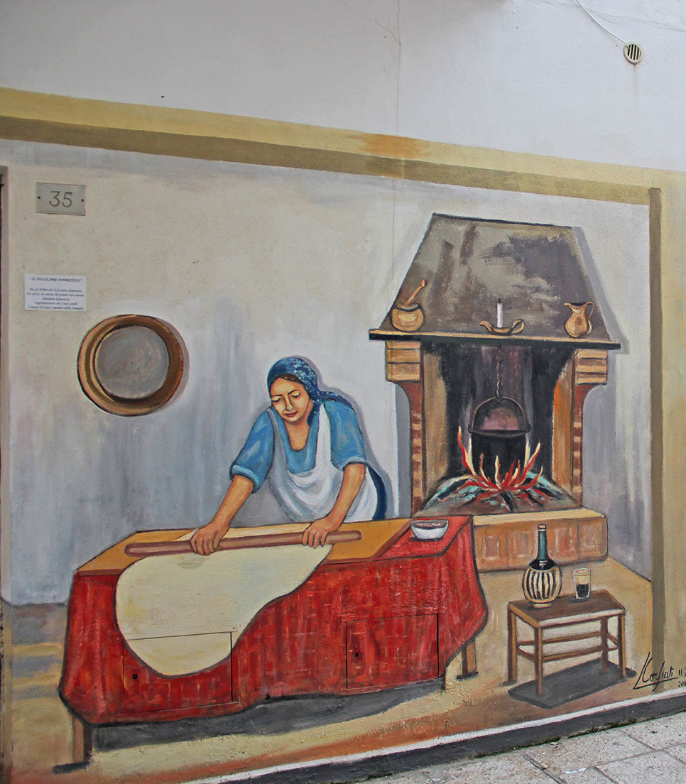 Passeggiata tra murales arbëreshë