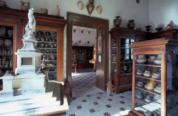 Rare pieces of art and antiquities at the Barone Museum in Baranello