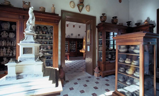 Rare pieces of art and antiquities at the Barone Museum in Baranello